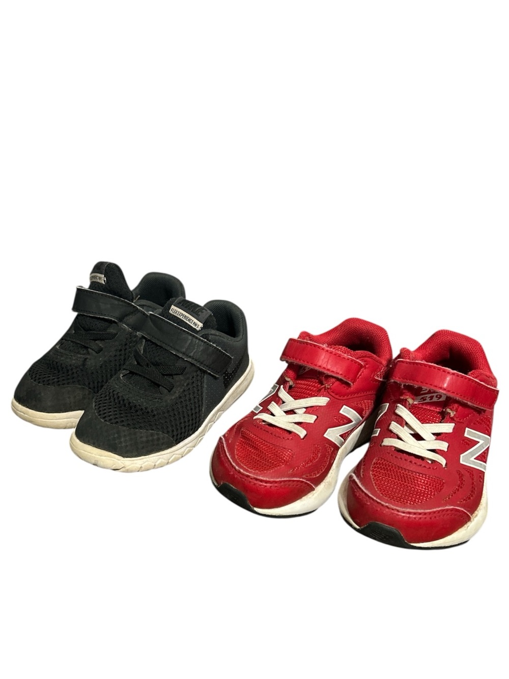 Nike New Balance Toddler Boy Sneaker Bundle Black Red Size 7.5 & 8